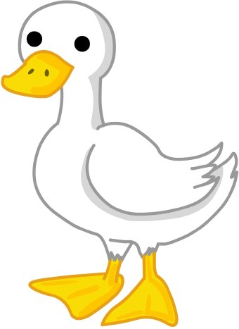 Flying duck clipart free .