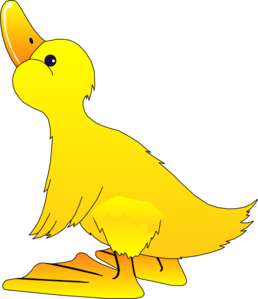 yellow duck clipart. Size: 82