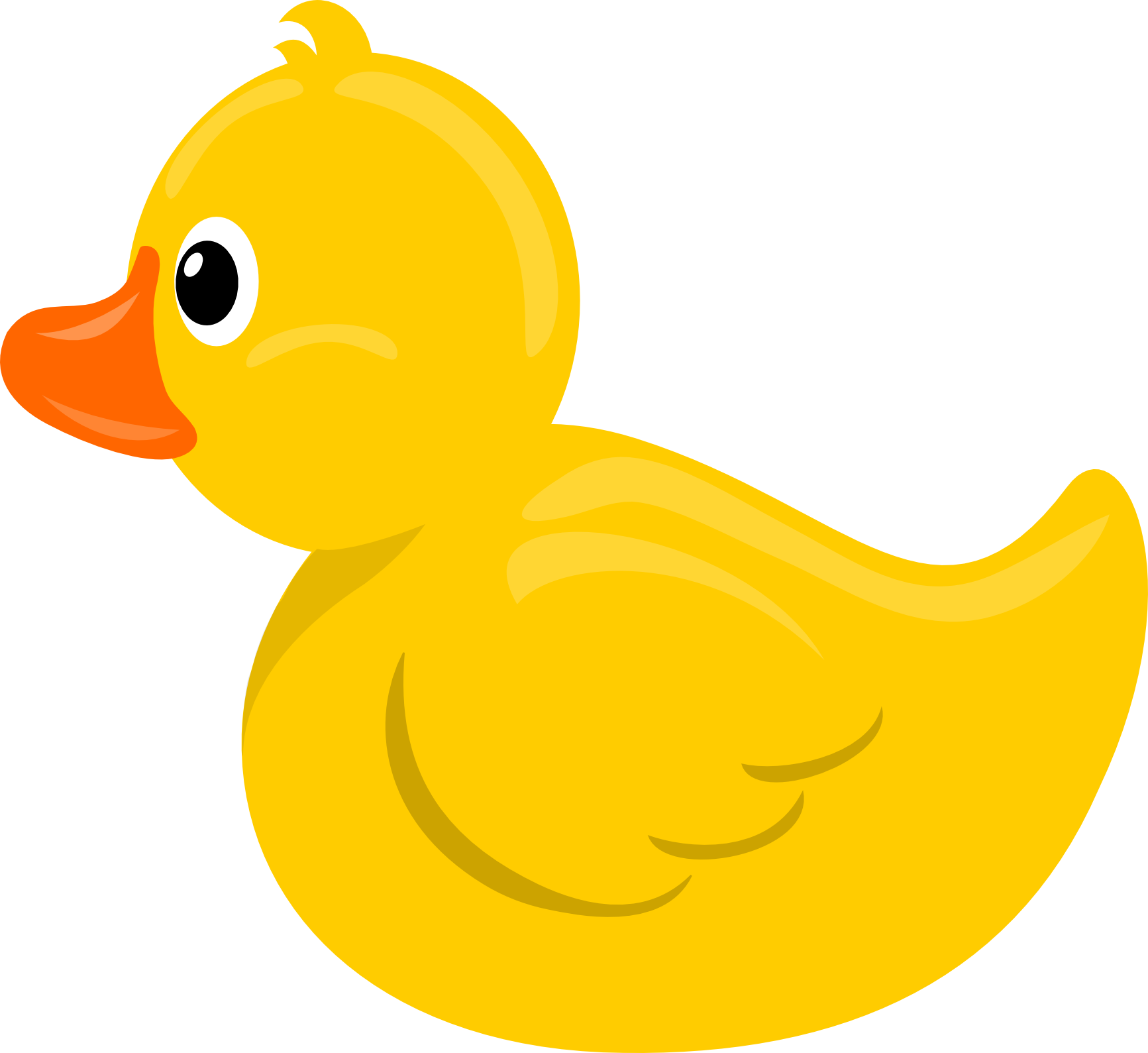 Free Colorful Duck Clip Art