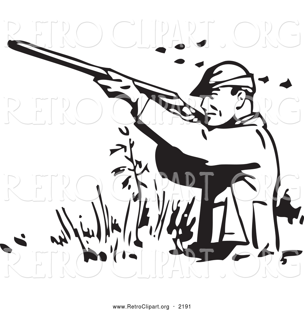 Man hunting clipart - Clipart