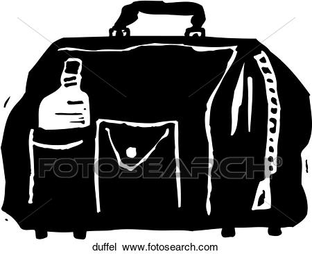 Clipart - Duffel. Fotosearch - Search Clip Art, Illustration Murals,  Drawings and Vector
