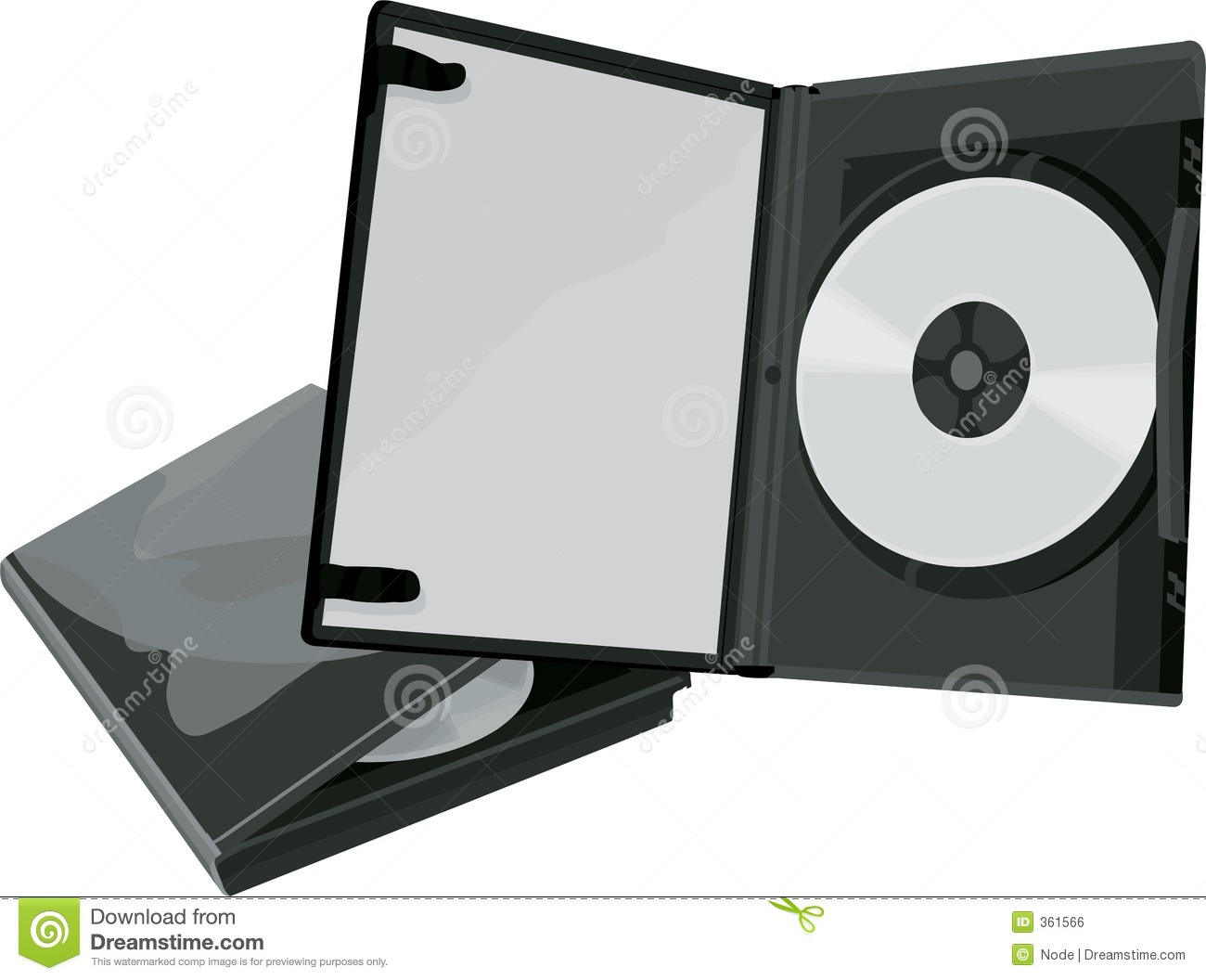 DVD boxes · CD or DVD disc