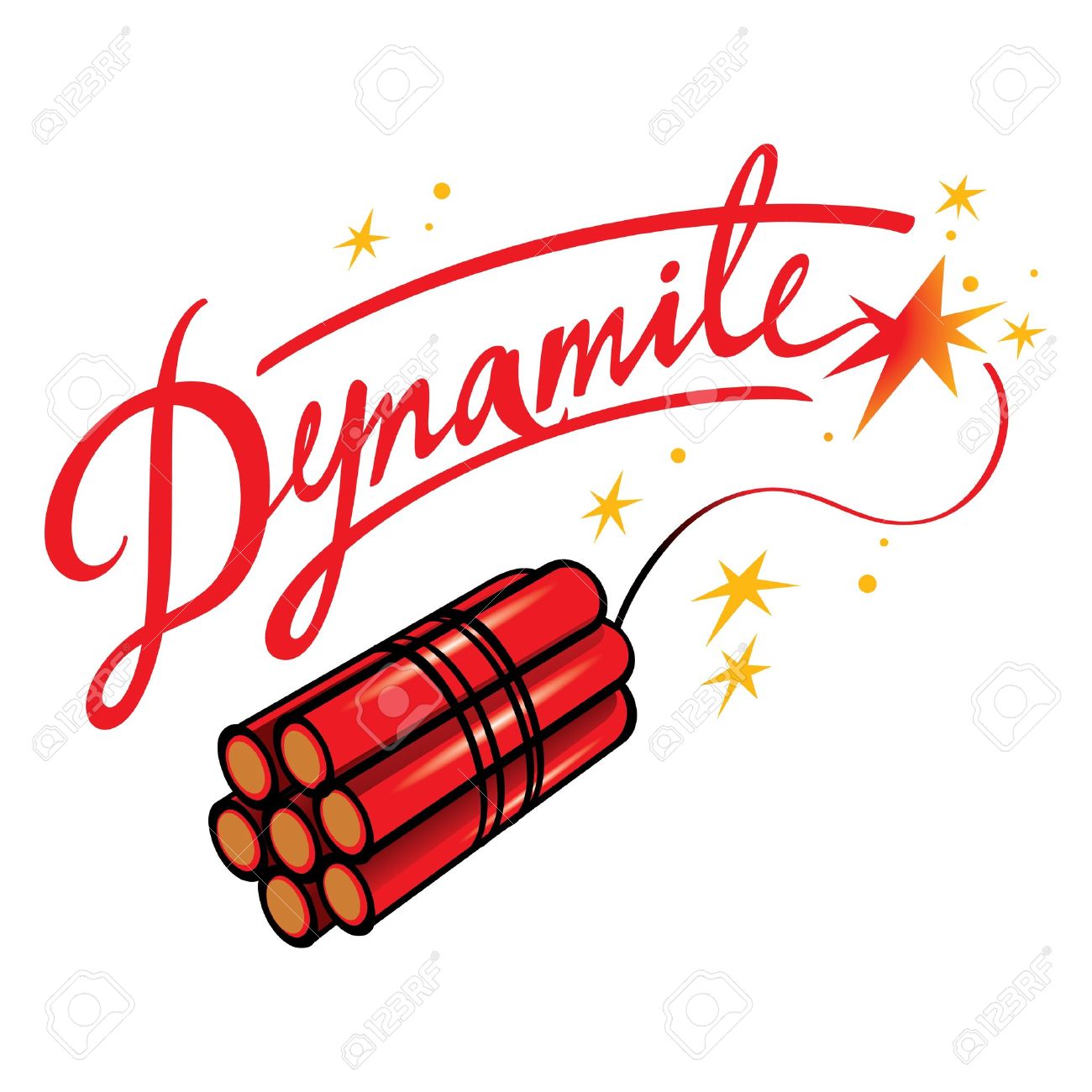 ... Dynamite - 3d render of d