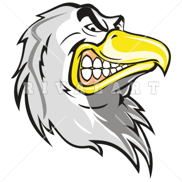 Eagle Head Mascot Clipart . - Eagle Head Clip Art