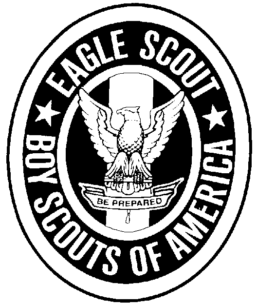 eagle_scout_patch_bw.gif (528 - Eagle Scout Clipart