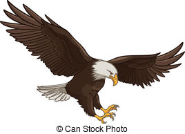 ... Eagle - Vector illustration of a Bald Eagle, isolated on a.
