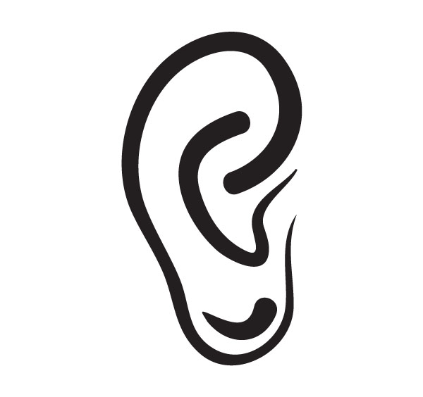 Ear hearing clipart listening
