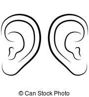 . ClipartLook.com Ear, vector illustration on a white background