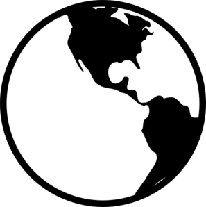 earth science clipart black and white