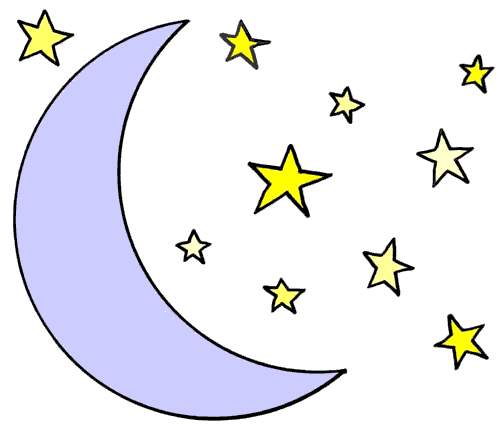 Clipart - Moon And Star Icon