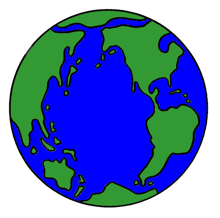 Globe earth on planet earth c