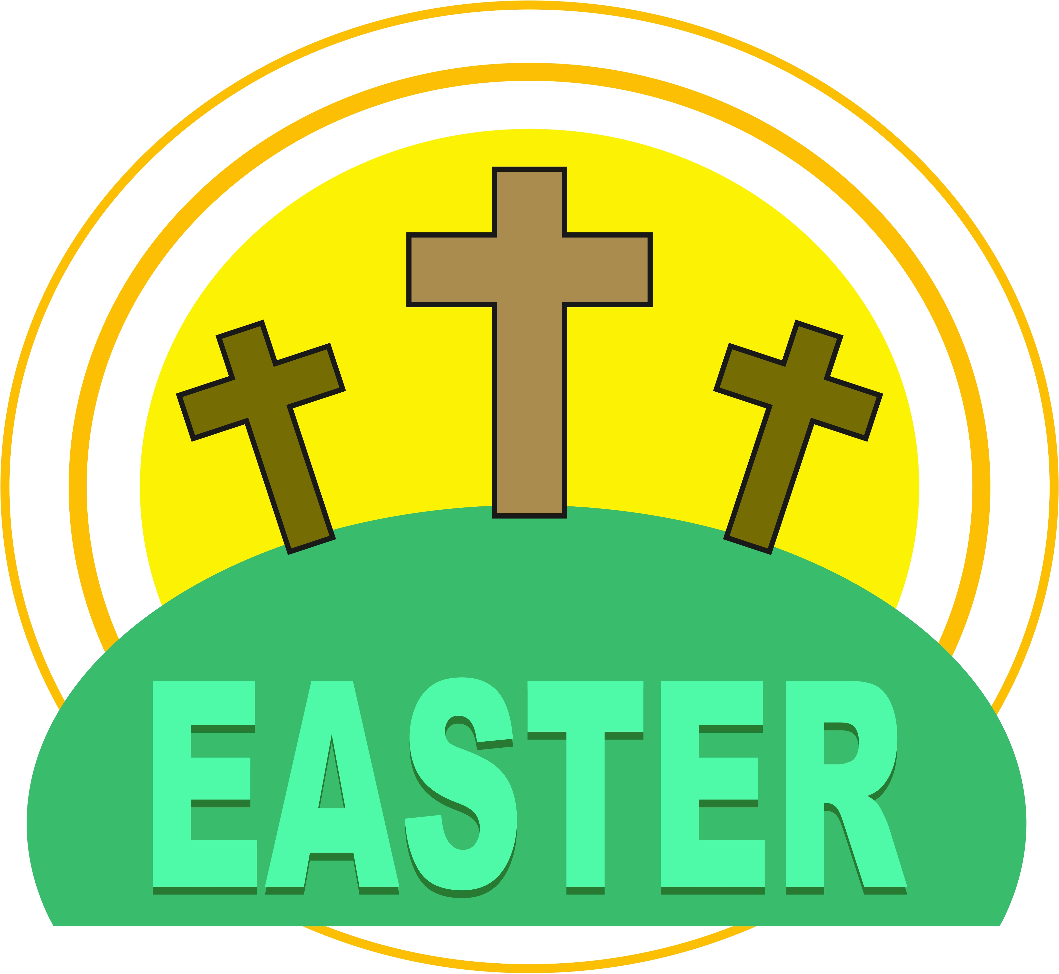 Easter Calvary Free Images At - Religious Easter Clip Art