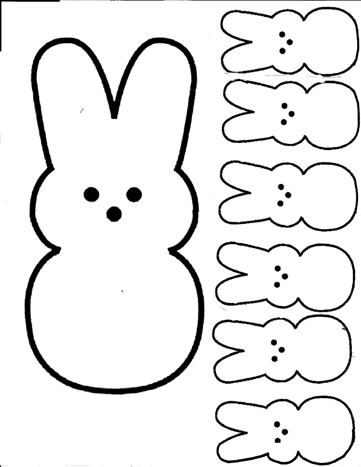 Easter candy clipart black and white - ClipartFest
