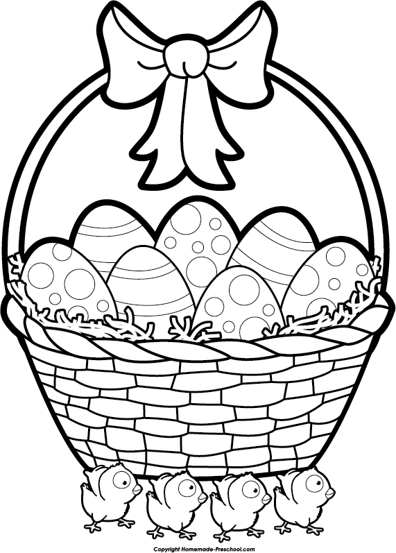 Easter Clip Art Black And White - clipartall ...