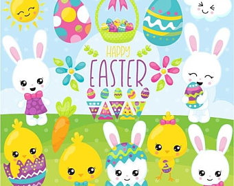 80% OFF SALE Easter clipart ClipartLook.com 