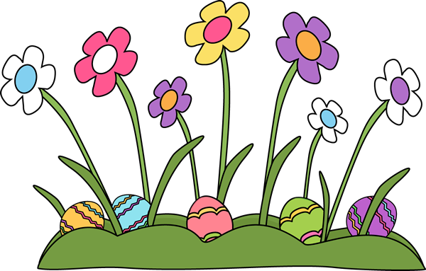 Easter Eggs Hidden in the Gra - Clip Art For Easter