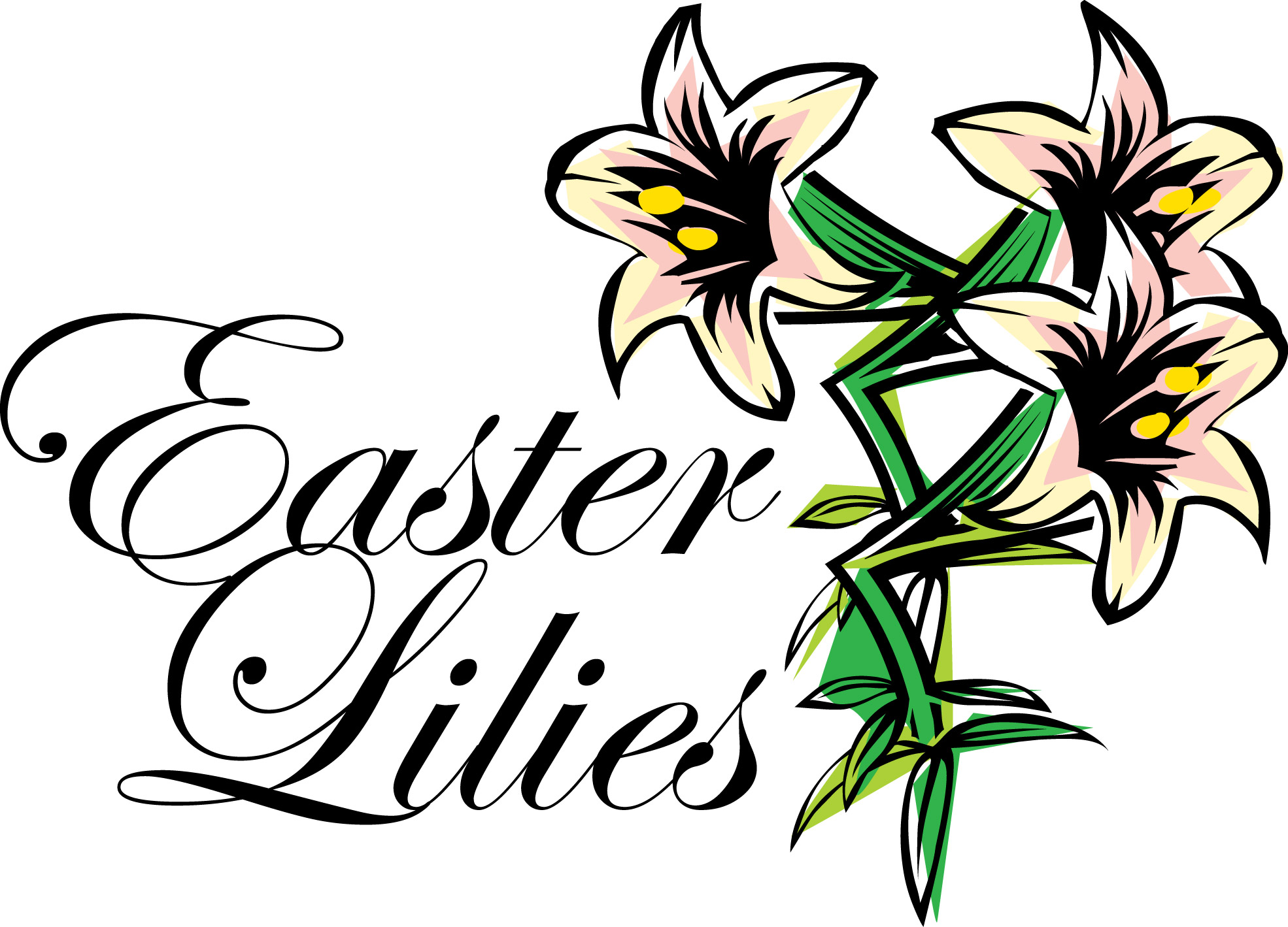 Easter Lily Clip Art Cliparts - Easter Lily Clipart