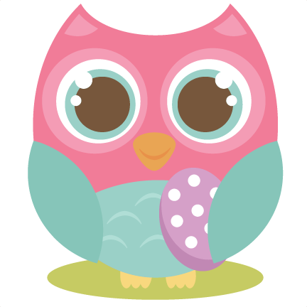 Easter Owl Svg Cutting File C - Cute Owl Clip Art
