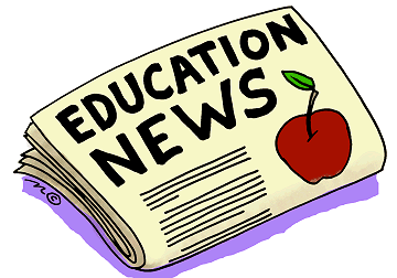Education newspaper in color  - Free Educational Clip Art