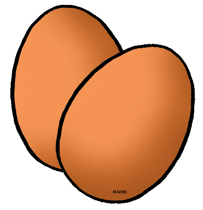 four eggs - illustration of f