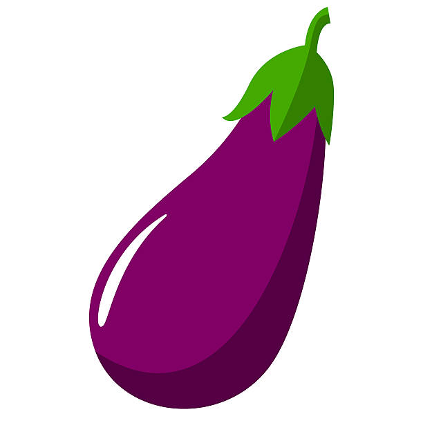 Eggplant Clipart Image: Fresh