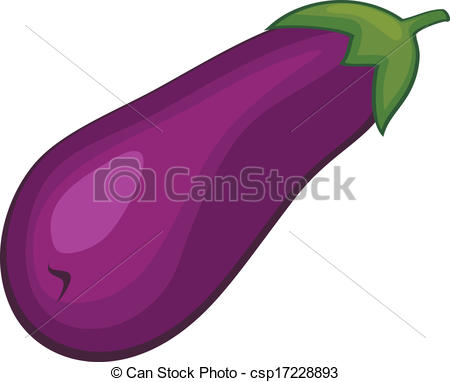 Vector Eggplant - Eggplant Clipart