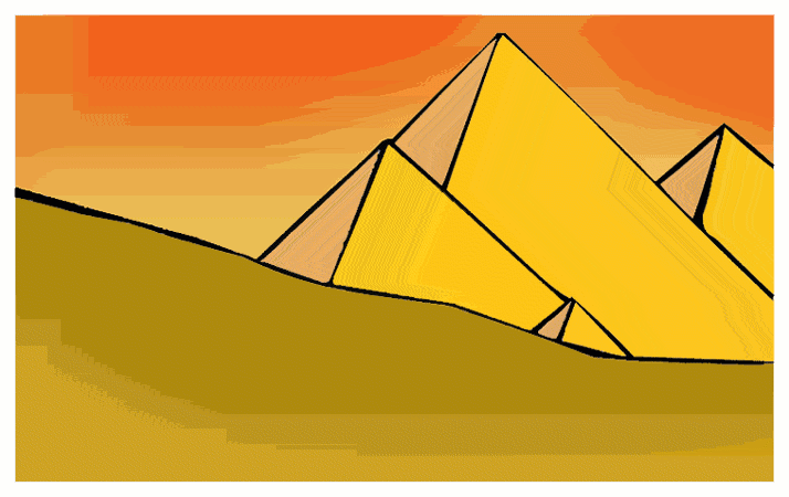 Egyptian Pyramid Clip Art - Pyramids Clipart