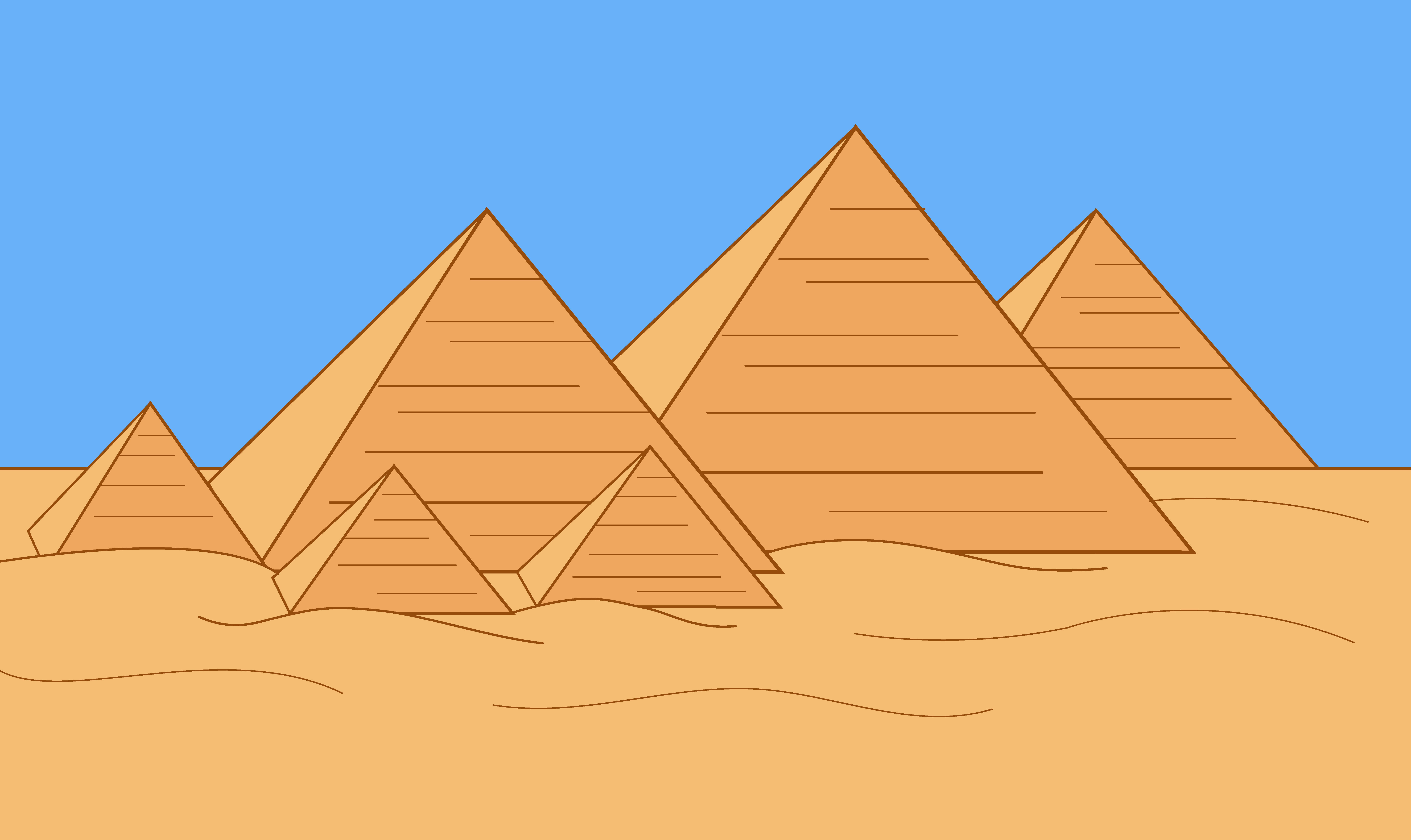 Egyptian Pyramid Clipart - Pyramids Clipart