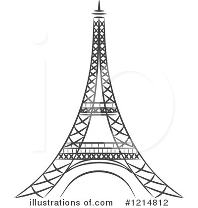 Eiffel Tower Clipart #1214812 .
