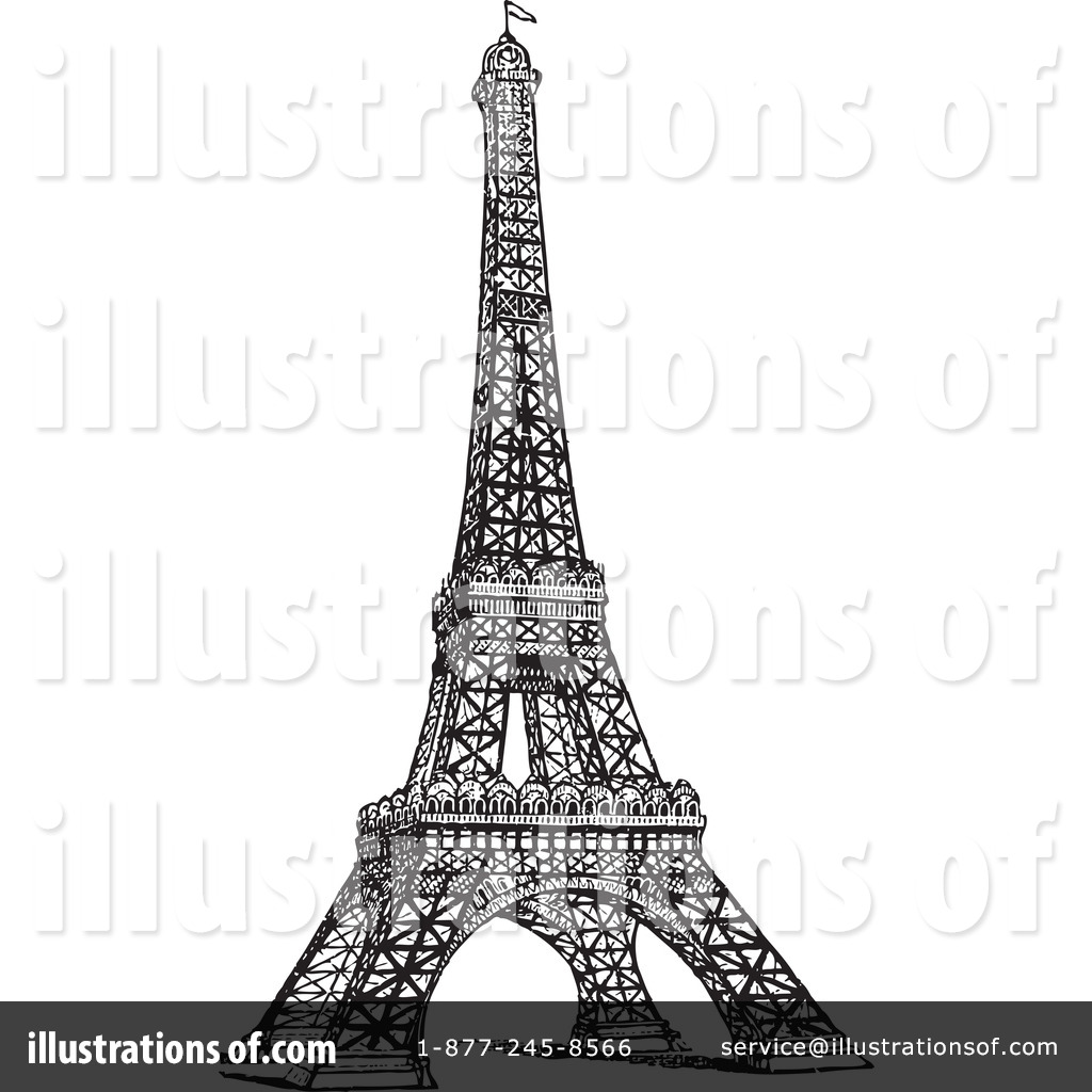 Eiffel Tower Clipart #210027 .