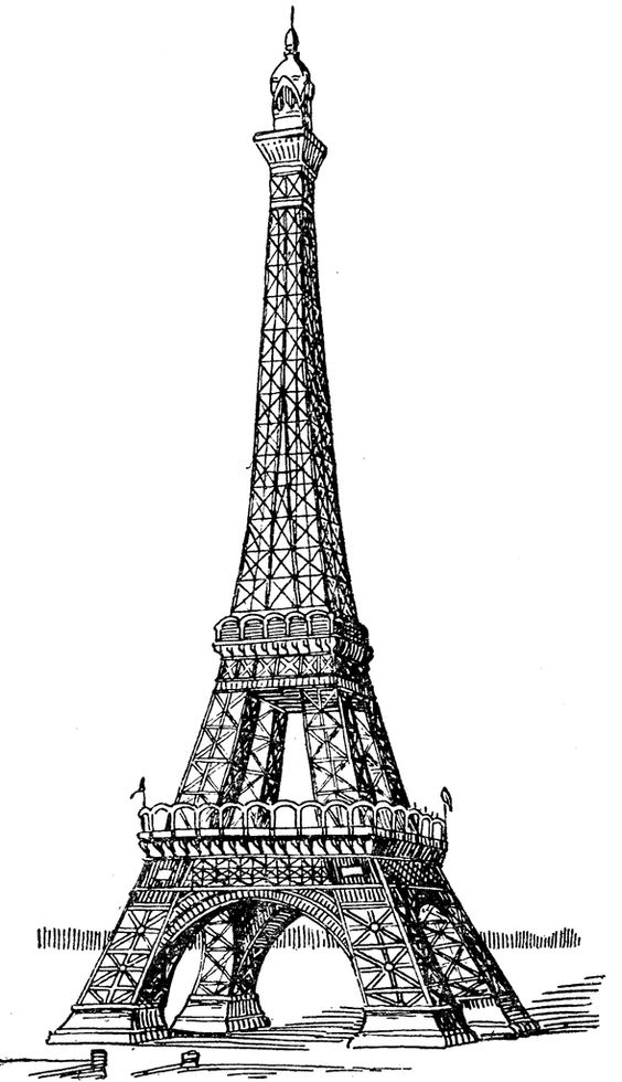 Eiffel Tower- FREE CLIP ART- SMALL, MED, u0026amp; LARGE