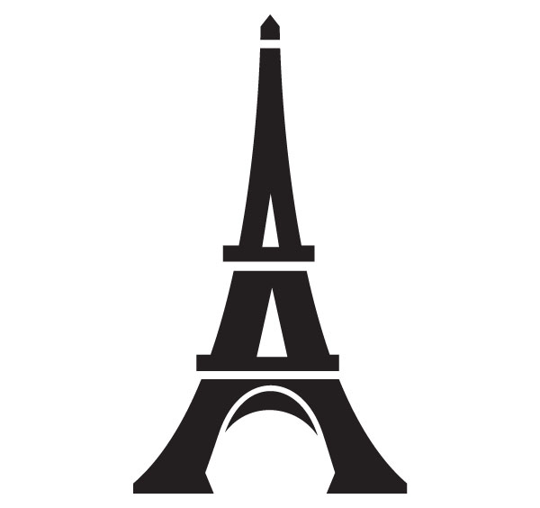 Eiffel Tower Silhouette Clipa