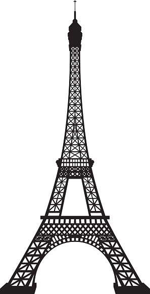 Eiffel Tower vector art .