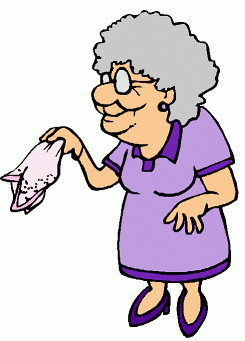Elderly Lady4 - Free Clip Art People