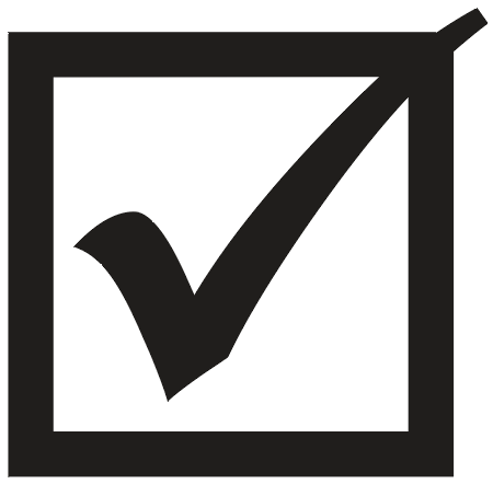 Election Check Mark Northfiel - Checkmark Clipart