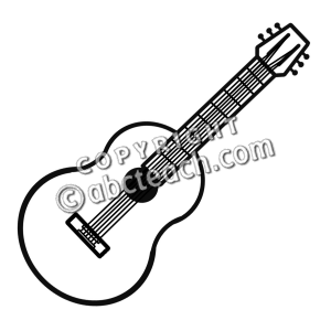 Electric Guitar Clipart Black And White Clipart Panda Free Clipart