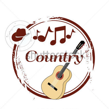 Electric Guitar Illustration  - Country Music Clipart