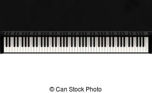 Electric piano keyboard .