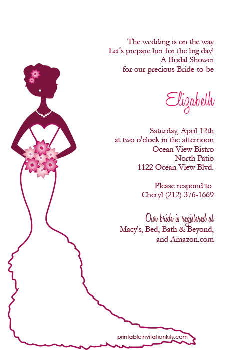 bridal shower clipart