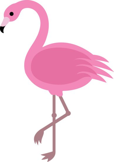 Elegant Pink Flamingo Clip Art More