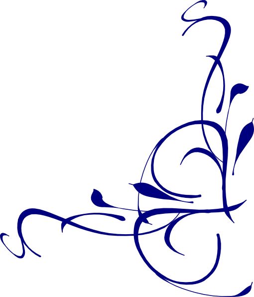 Elegant Swirl Designs Clip Art | Right Floral Swirl clip art - vector clip art online