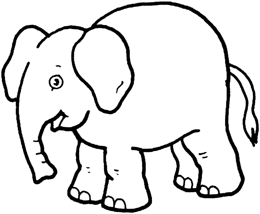 elephant clipart black and .