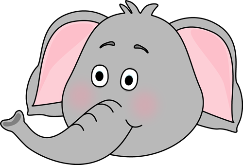 Elephant Face - Clipart Of Elephant
