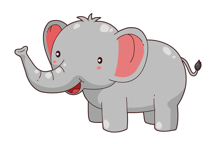 Elephant free to use clipart - Cute Elephant Clip Art