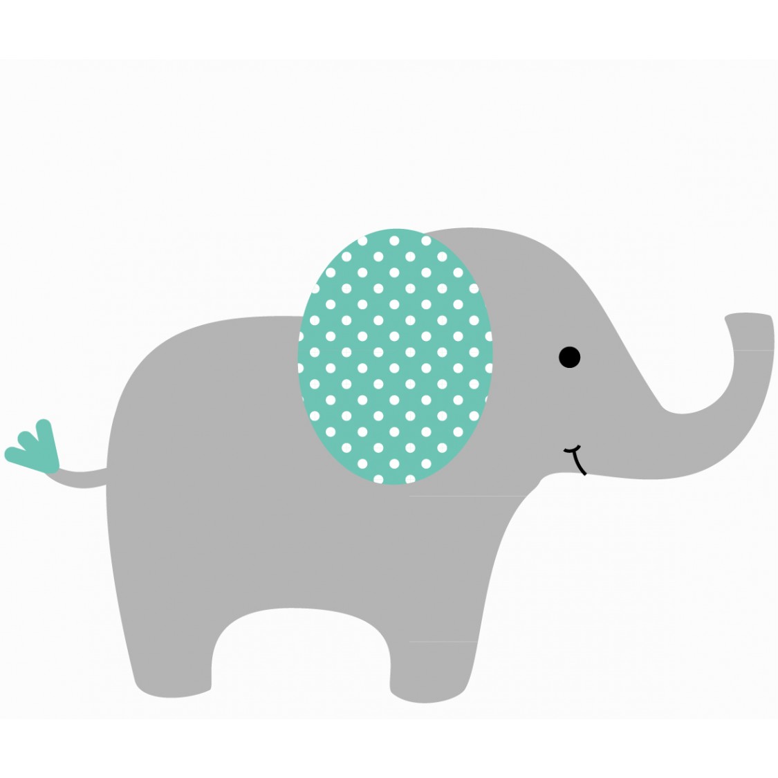 Elephant Wall Decals - Baby Elephant Clipart