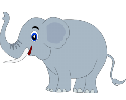 Elephant7 - Cute Elephant Clip Art