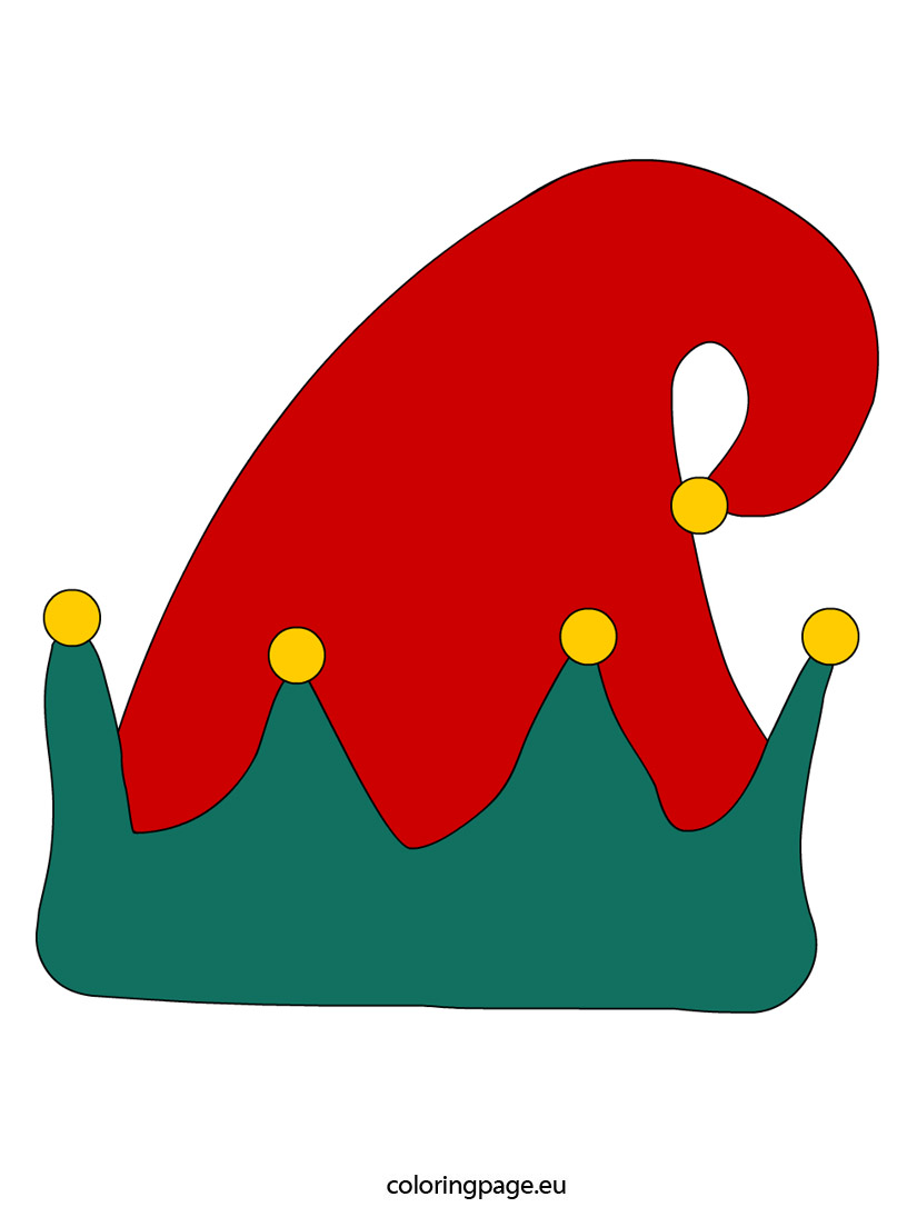 Red Green Mini Elf Hat Hair C