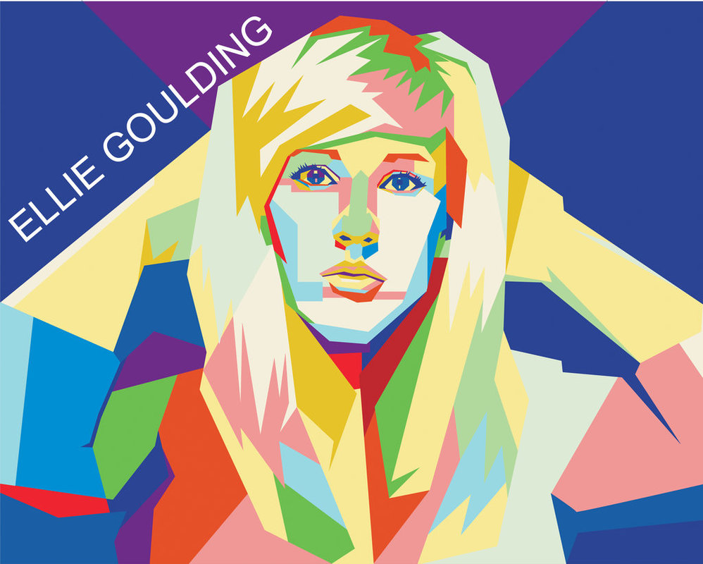 ellie Goulding in wpap style by me by doepicshitt ClipartLook.com 