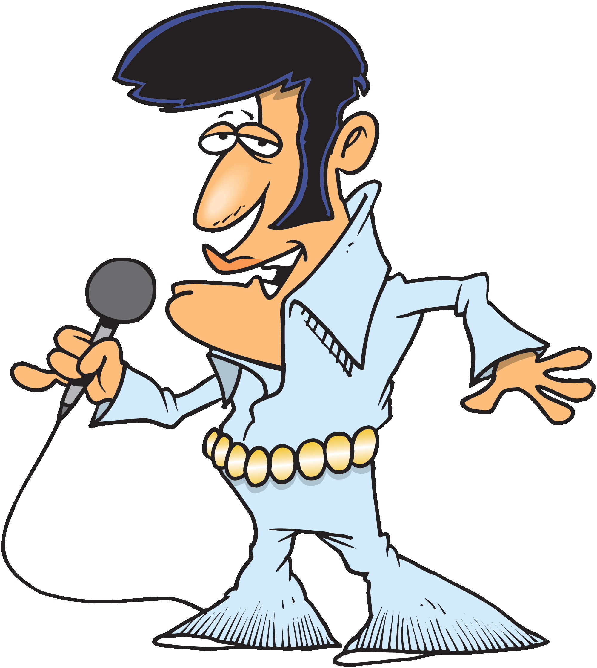 Elvis Caricature Clipart