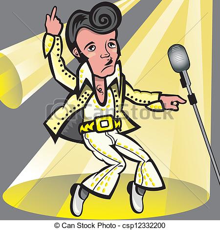... Elvis Presley - This illustration represents the singer.